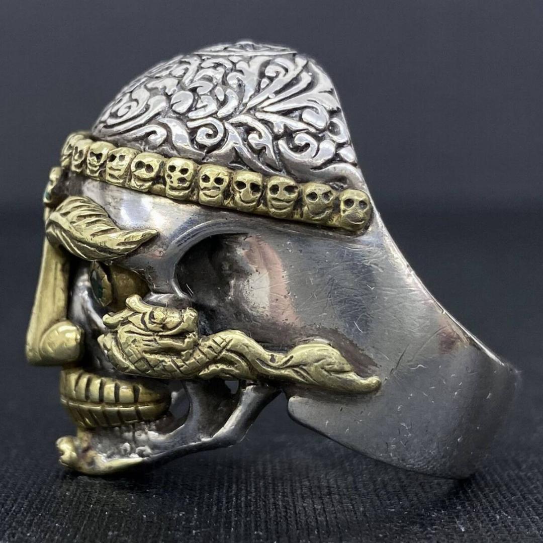 ZOCALO Tibetan Monk Skull Ring 24号