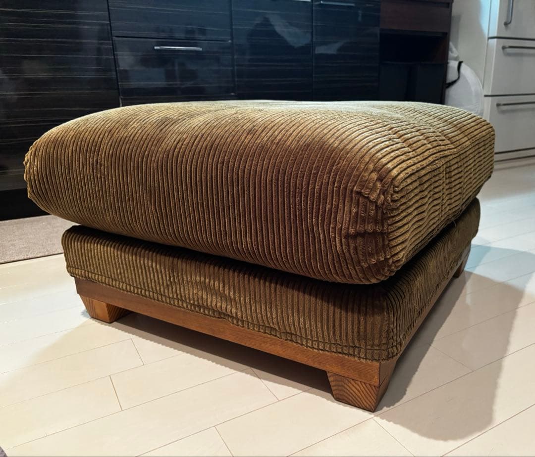 ReCENO. オットマンfolk オリーブ　コーデュロイ