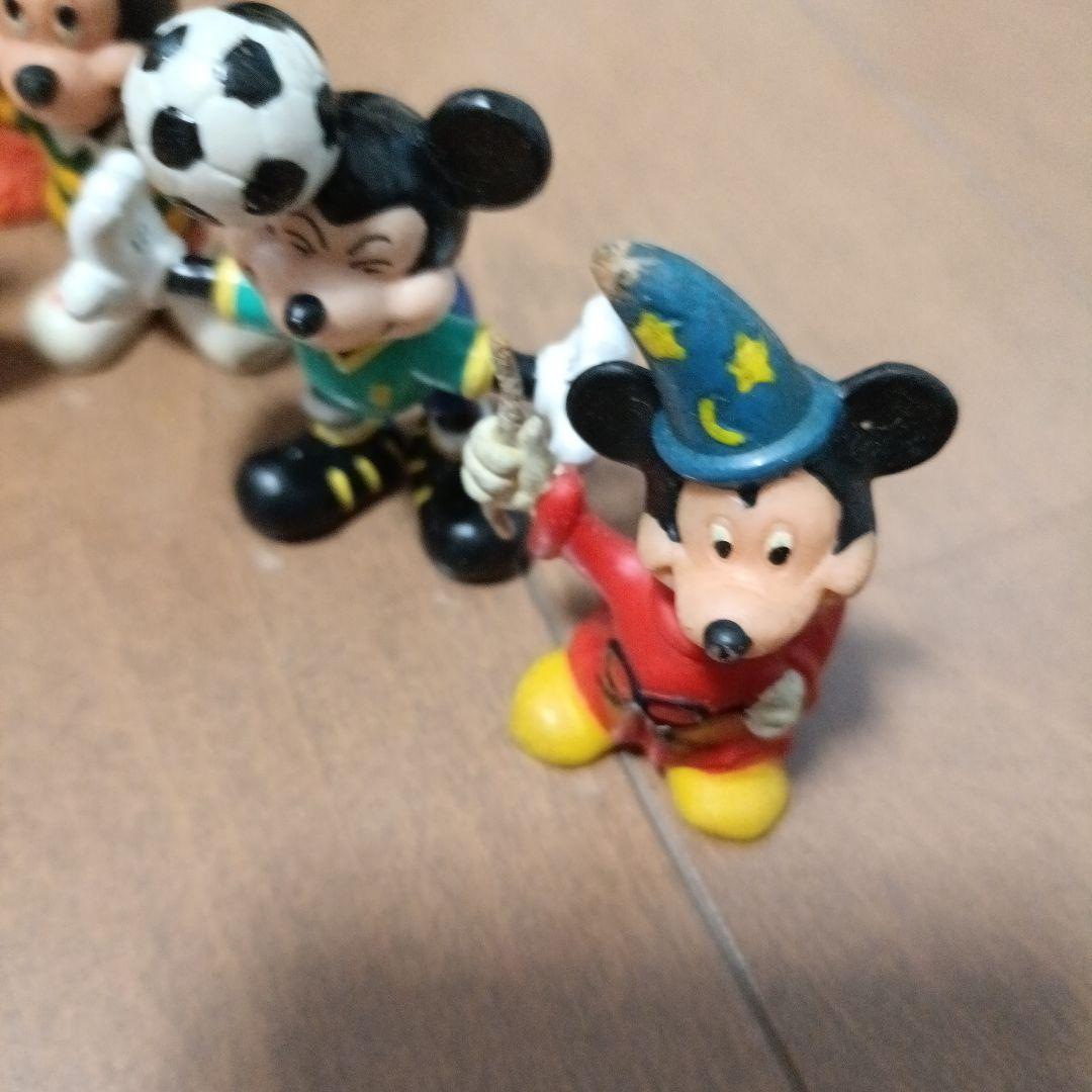 ミッキーマウス フィギュア セット レトロ ヴィンテージ ミニカー