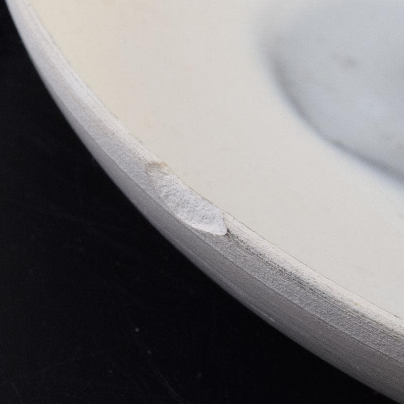 深草焼 染付 四ッ盃 明治期 時代箱 N R9296