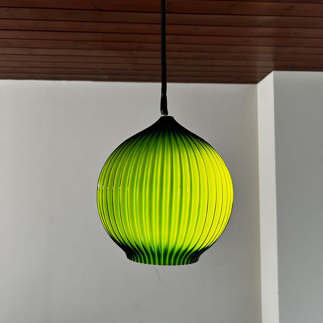 昭和レトロ ペンダントライト レトロポップ グリーン