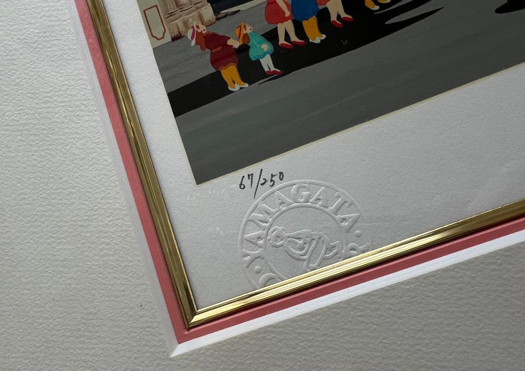 ヒロヤマガタ ディズニー シルクスクリーン「ミッキークラウド」【鑑定