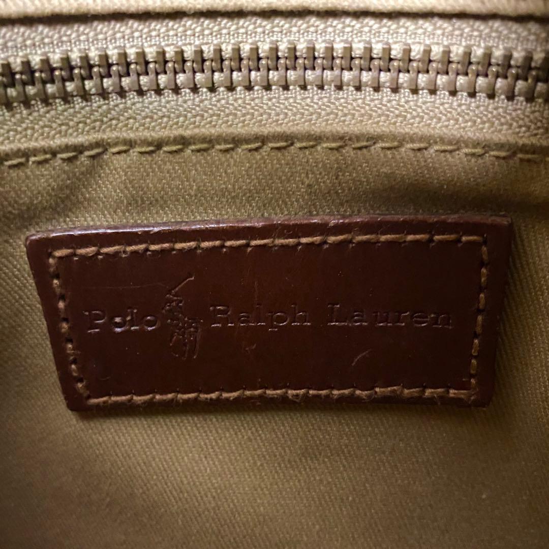 ポロラルフローレン　ハンドバッグ　ミニボストンバッグ　手提げ　チェック柄