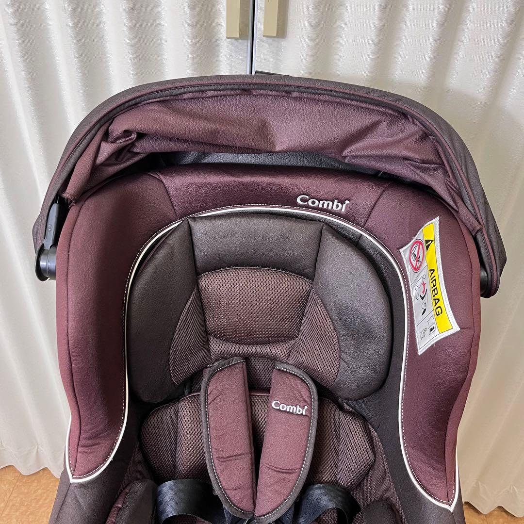 クリーニング済　☆綺麗☆　コンビ　新生児OK　ネルーム　ISOFIX　ブラウン