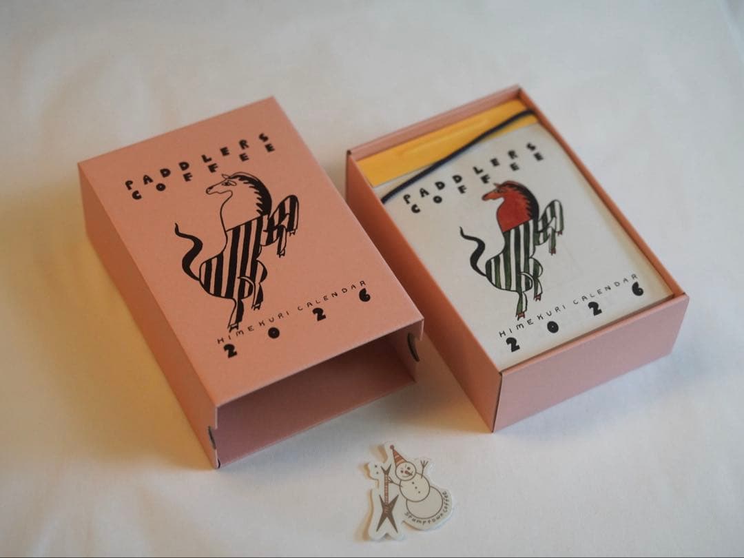 PADDLERS COFFEE 2026 日めくりカレンダー 限定ステッカー 2026