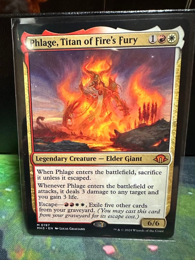 MTG 火の怒りのタイタン、フレージ 英語