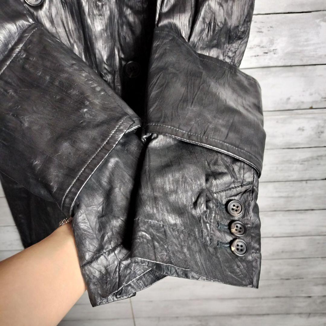 HYDE着 LGB ルグランブルー ホースレザー トレンチコート ジップ