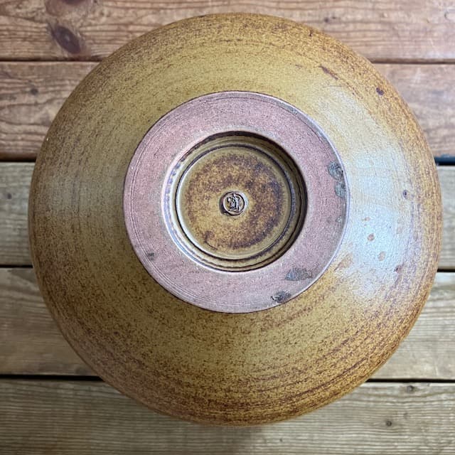 京焼 桂寛造 モダン フラワーベース 茶道 工芸品 花瓶 花入 壺 骨董