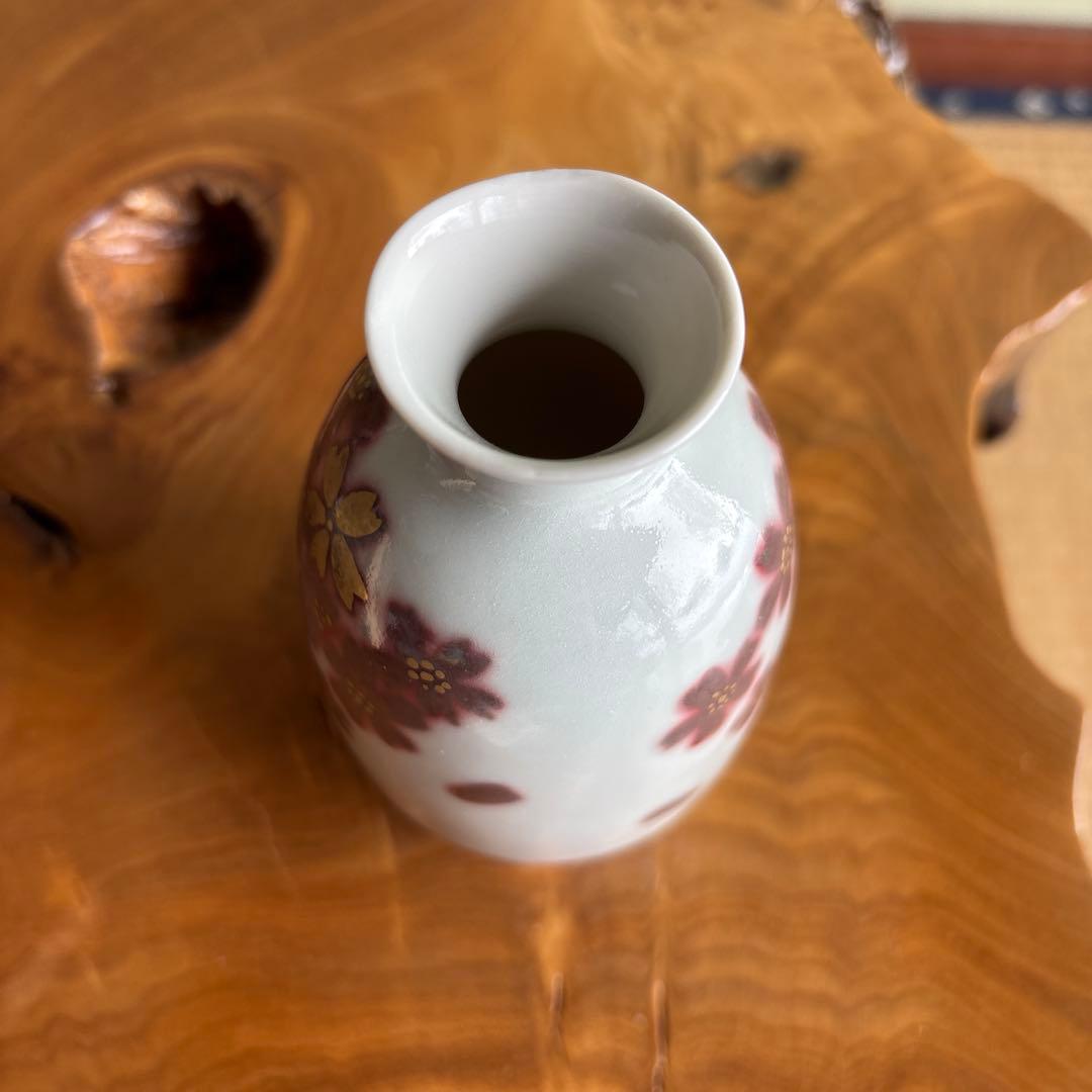 内田雅造 桜文徳利 一輪挿し 大桃窯 共箱 - メルカリ