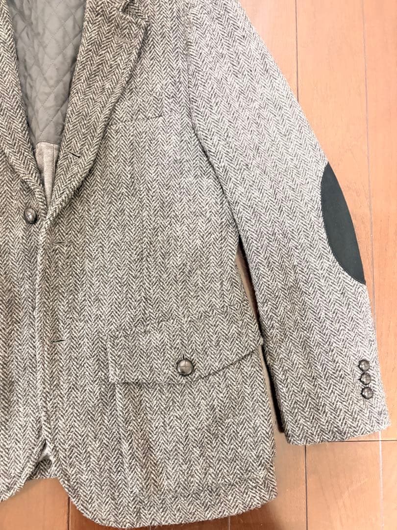 ド*ク様 Harris Tweed ヘリンボーンブレザー