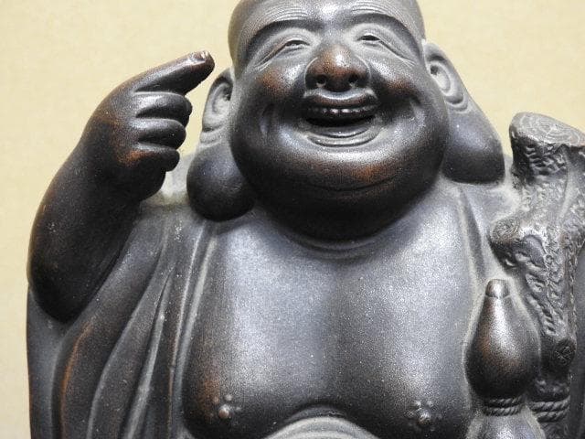 備前焼 布袋様 MA167