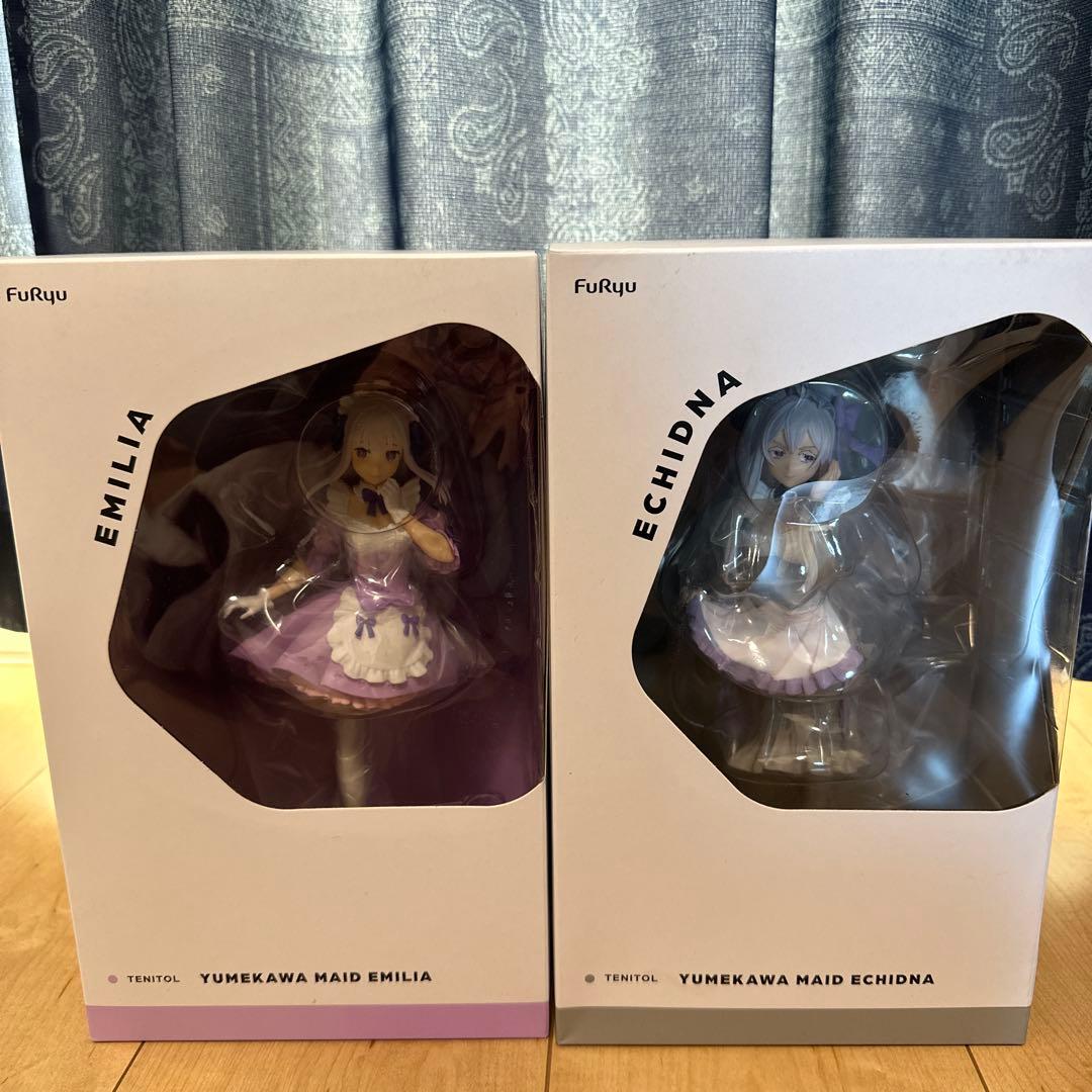 リゼロ　TENITOL 夢かわメイド エミリア　エキドナ　2点セット