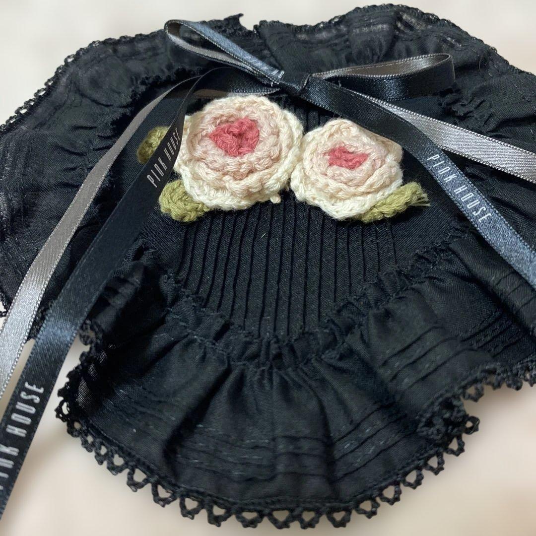 ¥14300 タグ付　 ピンクハウス　素敵な大ぶり　立体バラコサージュ　ワッペン 14300 タグ付 ピンクハウス 素敵な大ぶり 立体バラコサージュ ワッペン