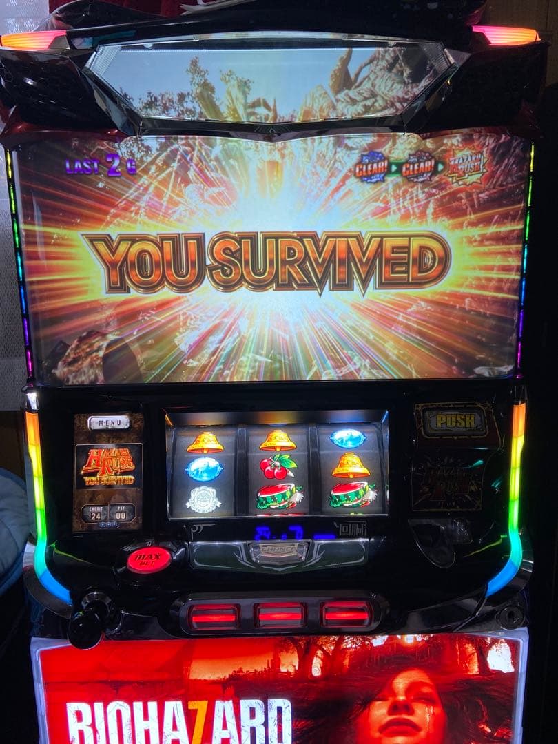 パチスロ バイオハザード7 resident evil 初期パネル