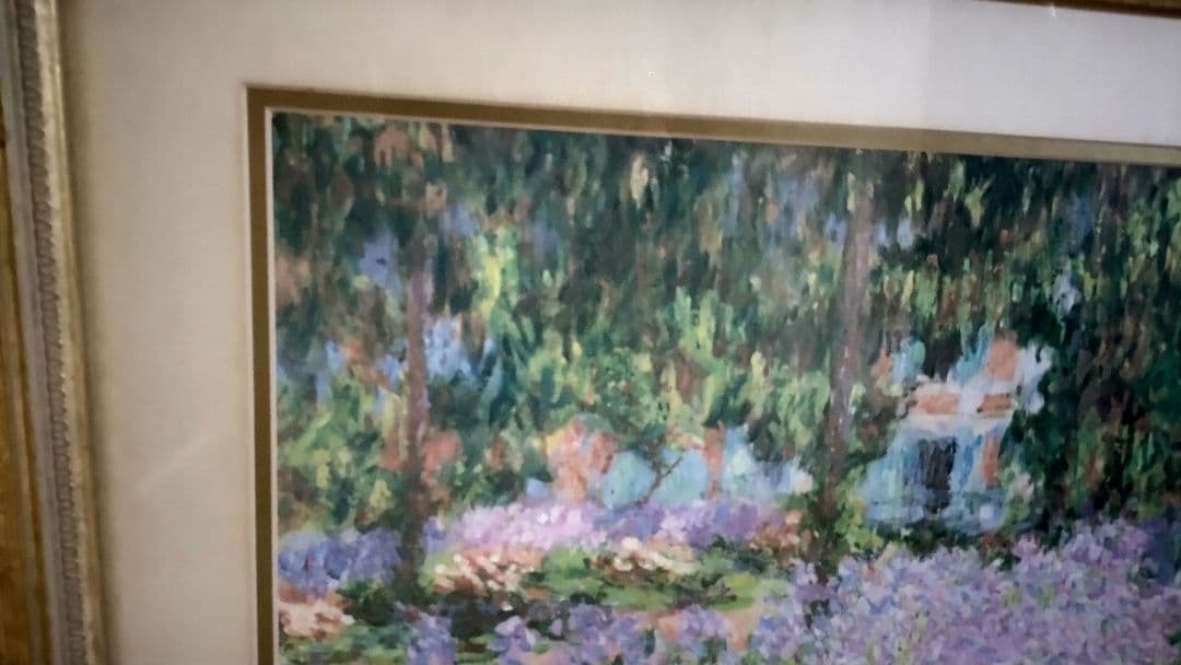 モネ【ジヴェルニーのモネの庭】 1900年 原画サイズ(92×81cm) モネ画家