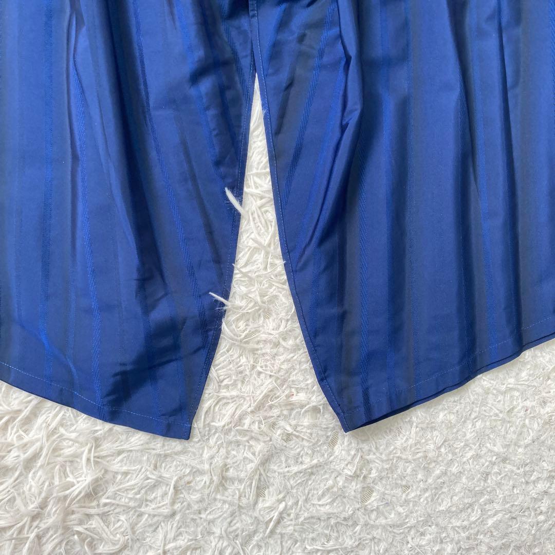 ISSEY MIYAKE サルエルパンツ ブルー 2 上品 プリーツ オシャレ
