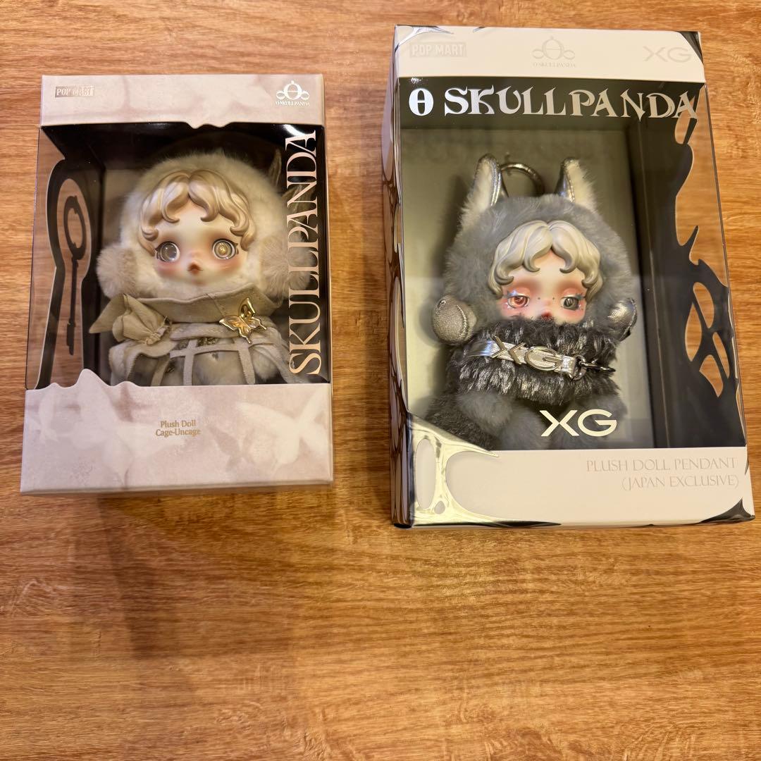 正規品 スカルパンダ 上海限定 XG ぬいぐるみペンダント popmart