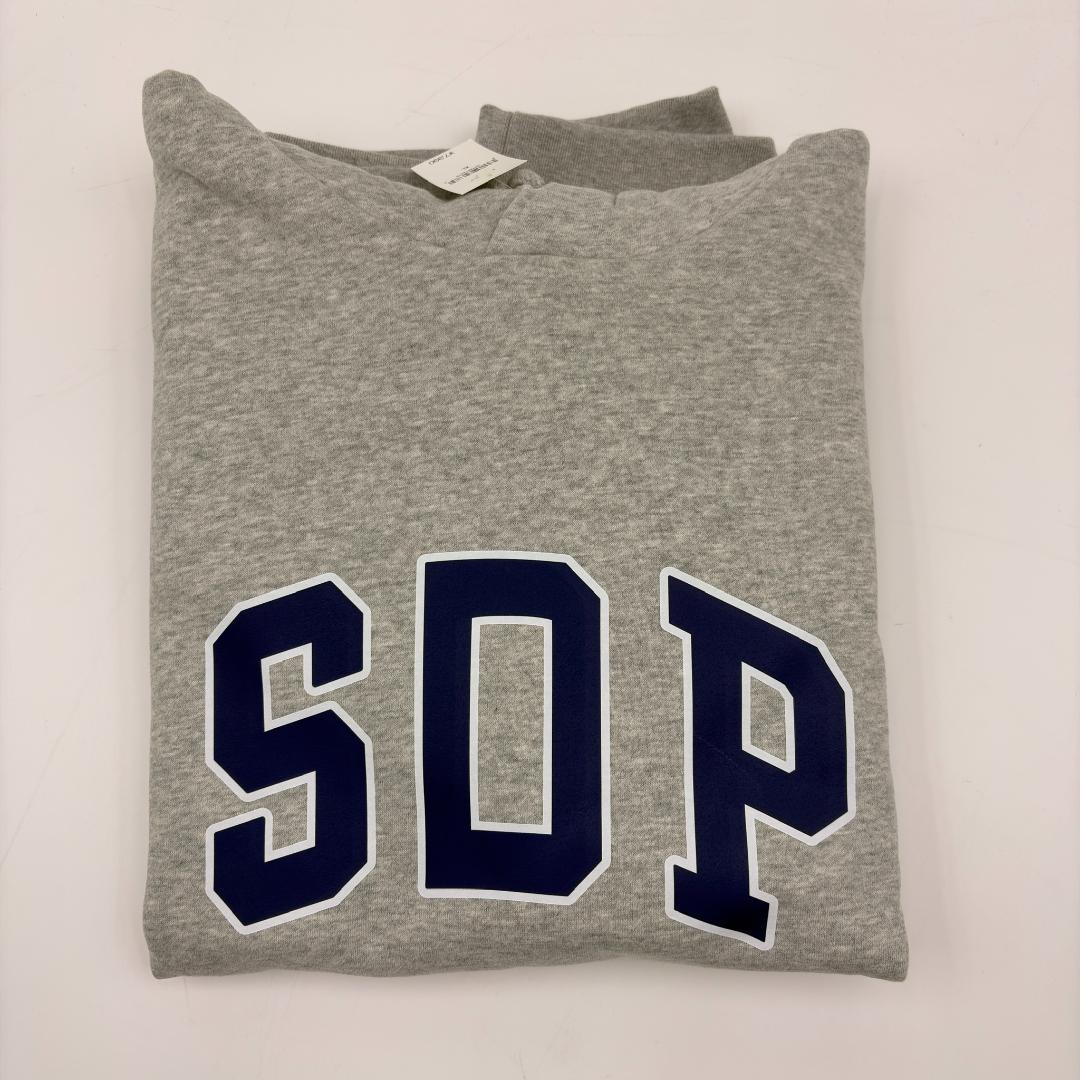 GAP x スチャダラパー アーチロゴ フード付パーカー グレー XLフーディー