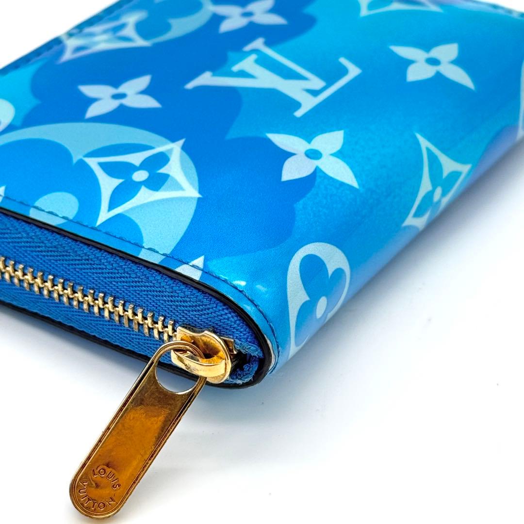 美品 ルイヴィトン M90587 モノグラム ヴェルニ フラワー パース