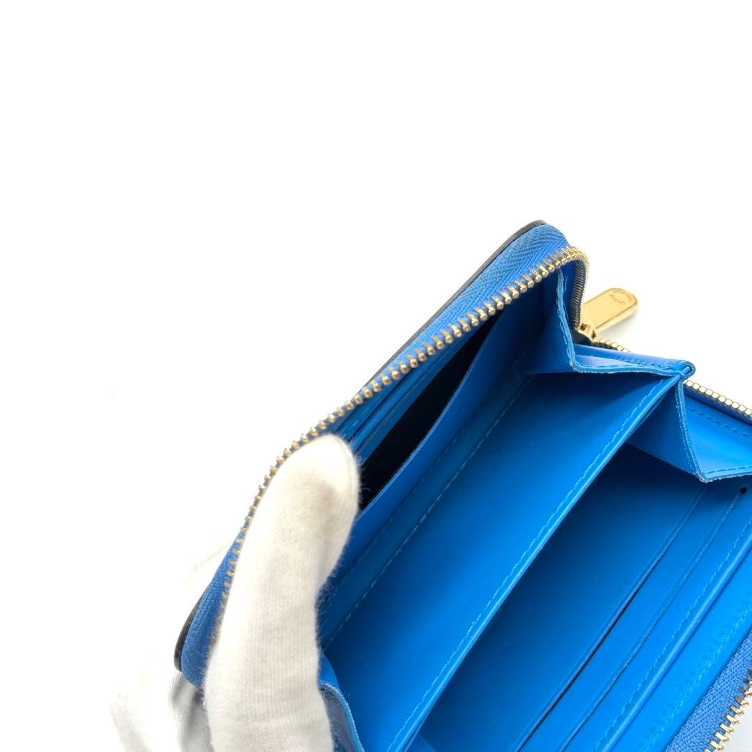 美品 ルイヴィトン M90587 モノグラム ヴェルニ フラワー パース