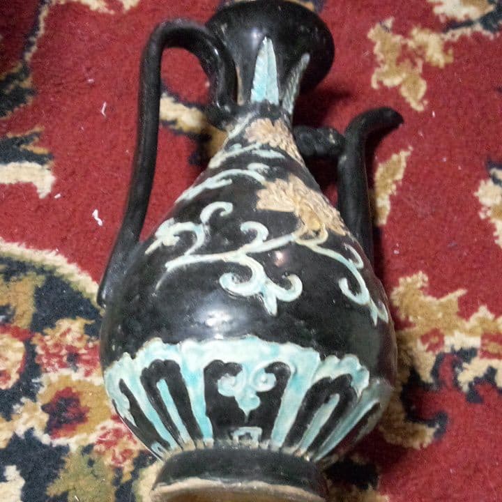 中国陶磁器 明法花 水注