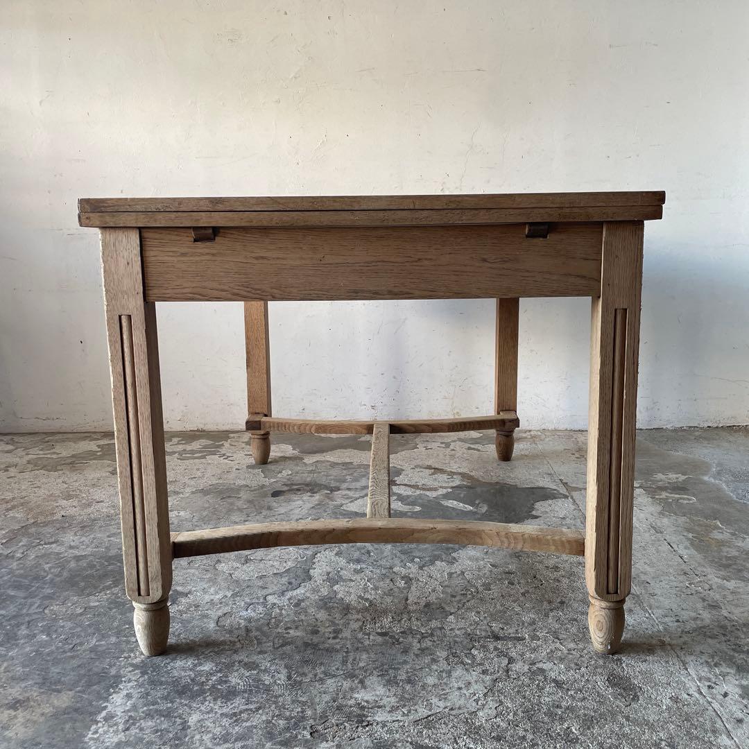 ビンテージ エクステンションダイニングテーブル 剥離