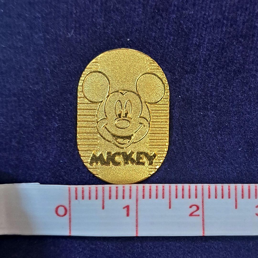 Disney ディズニー ミッキー・マウス 純金 小判 3g (3.2g)