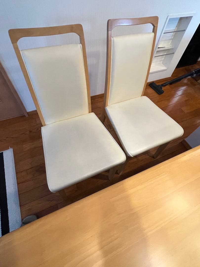 ➖ta➖ 直接引き渡し希望　木製ダイニングテーブルと椅子4脚セット