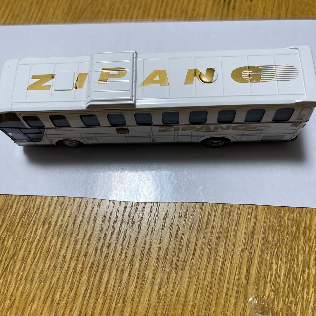 ZIPANGバス ミニカー ホワイト76/1スケール