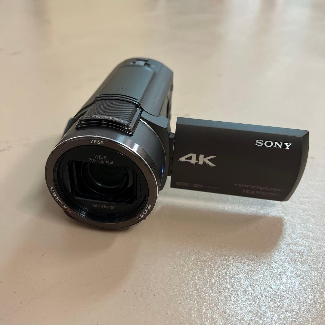 FDR-AX40 SONY 4K ビデオカメラ 30xズーム ジャンク 418