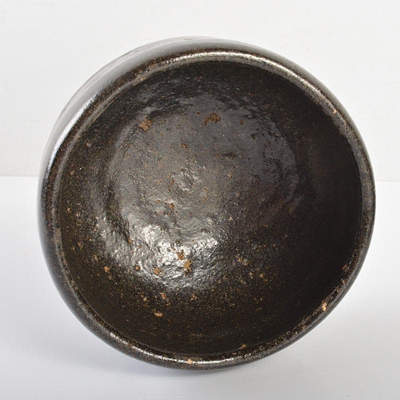 茶道具　十一代楽吉左衛門　慶入造　黒楽茶碗　時代箱　M　R6402