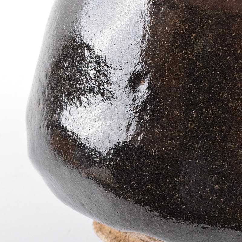 茶道具　十一代楽吉左衛門　慶入造　黒楽茶碗　時代箱　M　R6402