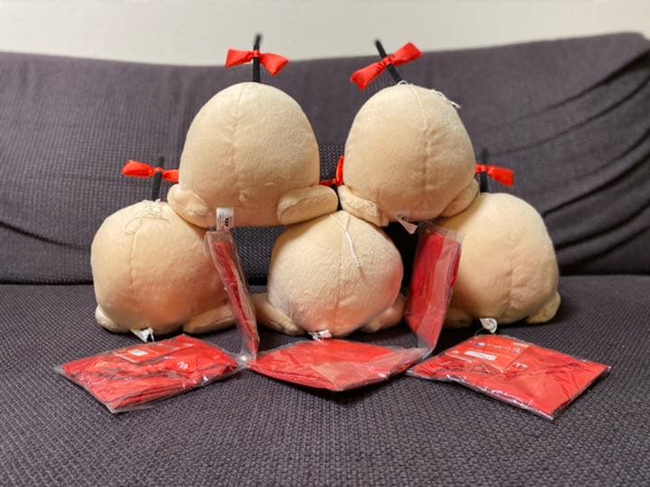 【値下げ！】マザー3 どせいさんぬいぐるみ　手ぬぐい未開封　4体