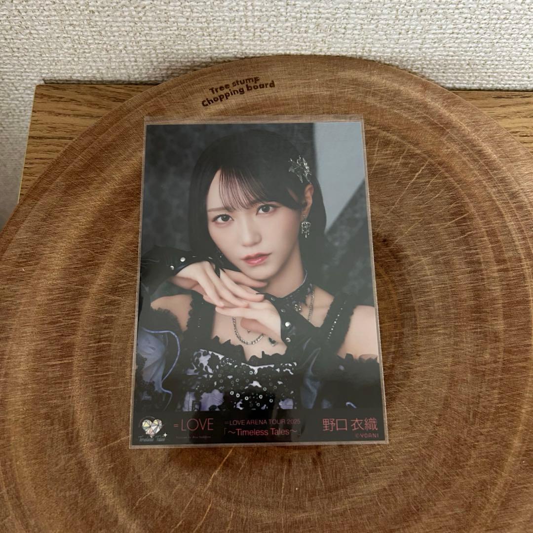 A*A様 野口衣織 生写真 イコラブ 黒衣装 - メルカリ