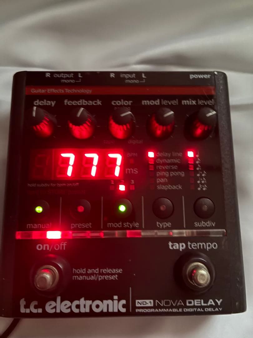 t.c. electronic ND-1 NOVA DELAY ギター ディレイ - メルカリ