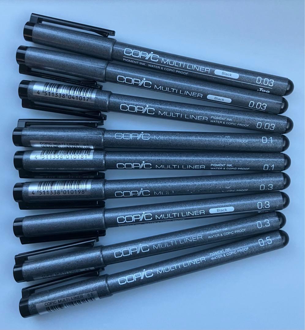 コピックチャオ 40本 マルチライナー 9本 まとめ売り マンガ イラスト