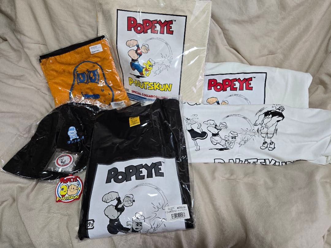 ピーナッツくん ポパイ スウェット ブラック ピーナッツくん サウナ