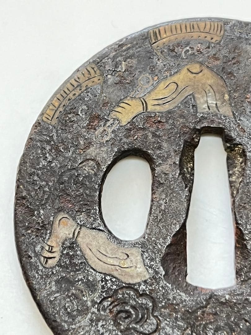 極上 刀鍔 象嵌。BL2-77