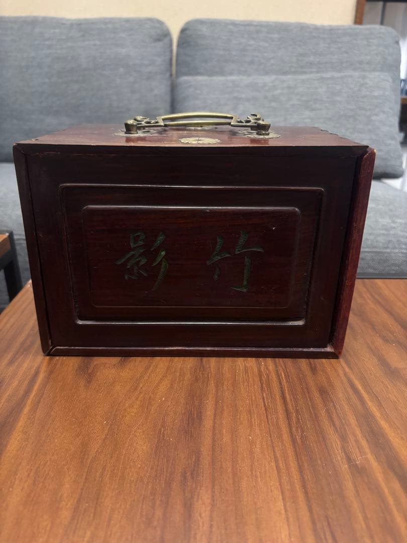 本場中国製80年前の上質な鹿の骨材と竹材の