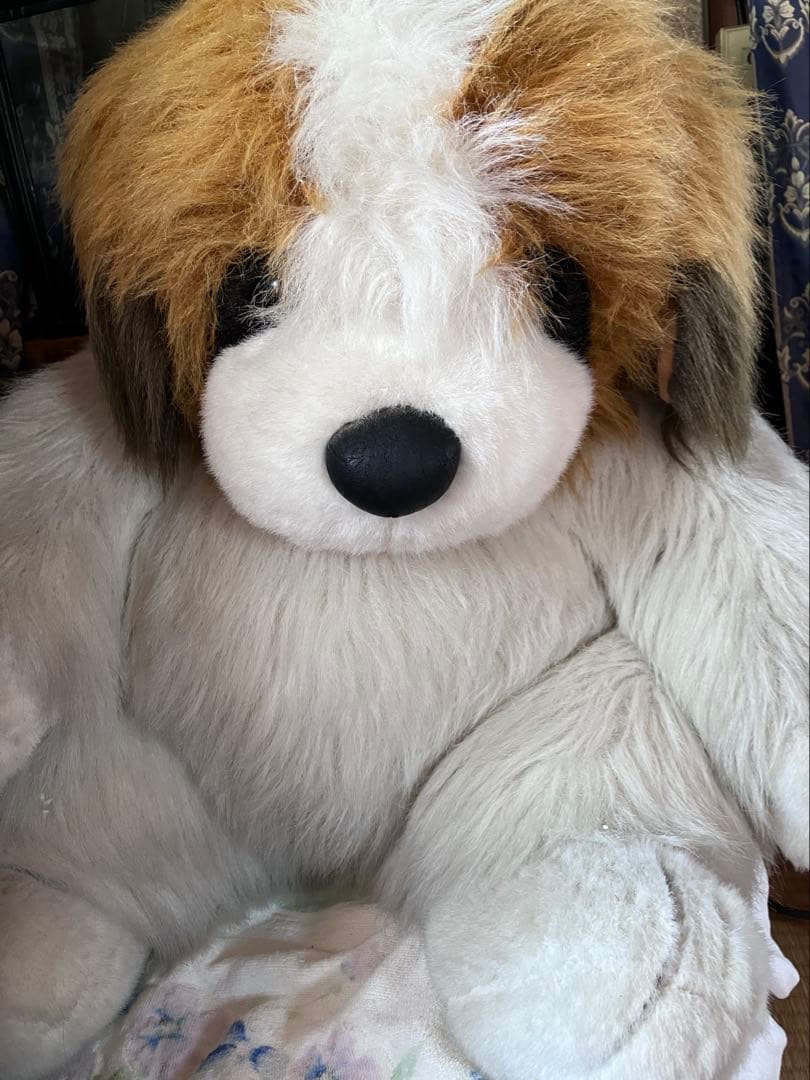 特大セント・バーナードぬいぐるみ 60センチ　レトロ