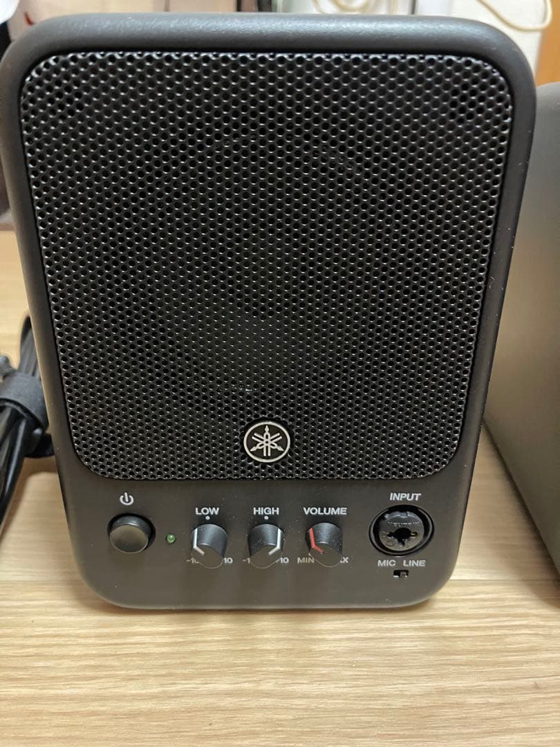 YAMAHA MS101-4 パワードスピーカー 2台セット 美品 ケーブル付