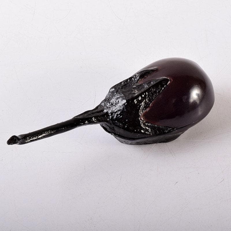 茶道具　岩倉隆斎作　内金　茄子　香合　共箱　V　8057