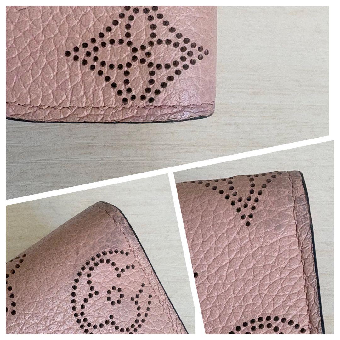 【うゆ】ルイヴィトン　マヒナ　4連キーケース　ピンク