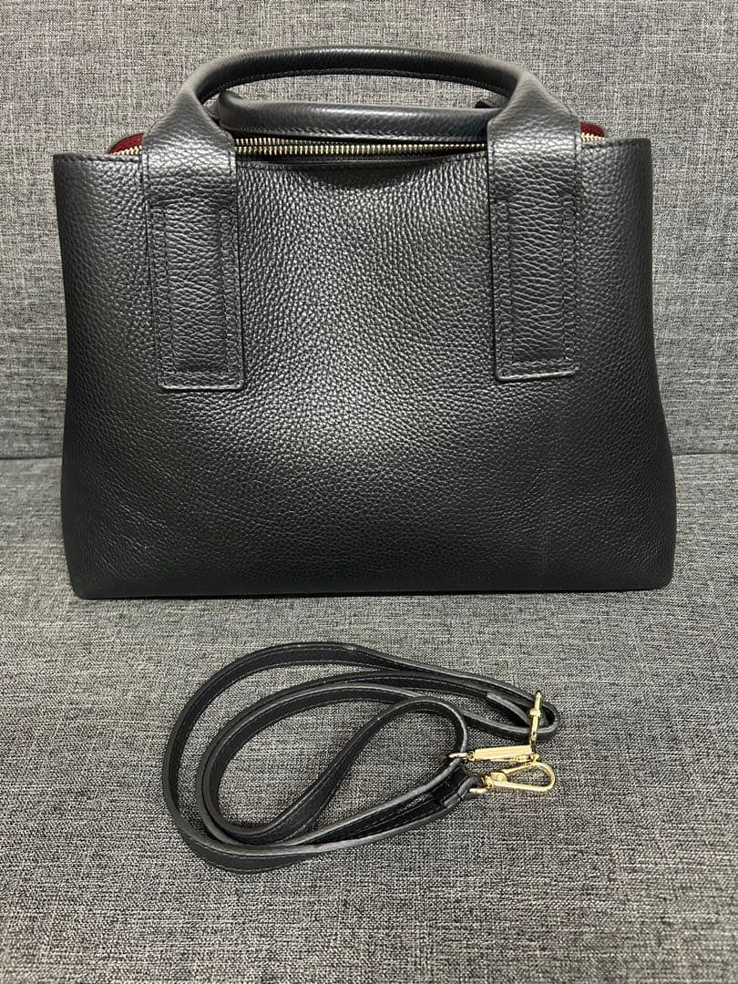 【美品】Miros 2way レザーハンドバッグ