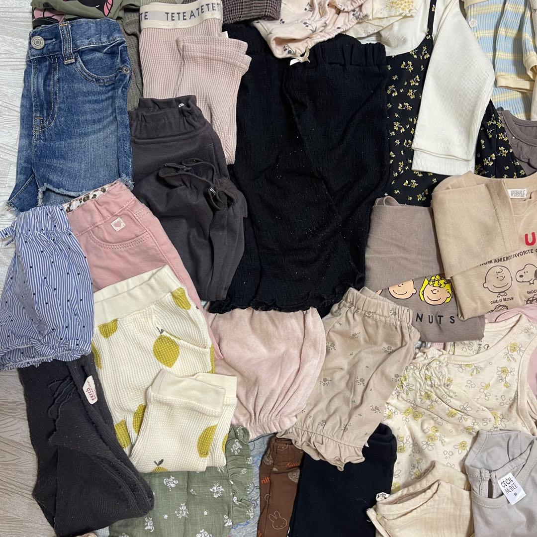 【大量】子供服 女の子 ベビー キッズ まとめ売り 123点