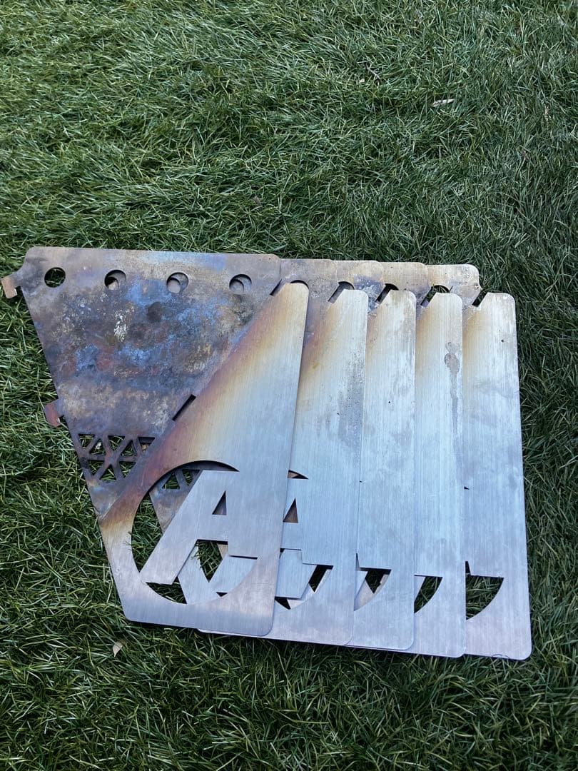 アシモクラフツ　焚火台　アシサークルMOLDS 真鍮レア