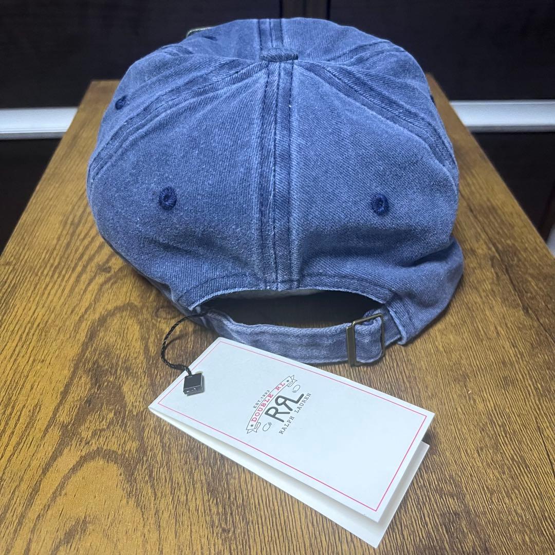未使用品】ダブル アールエル RRL DOUBLE-RL デニムブルーキャップ
