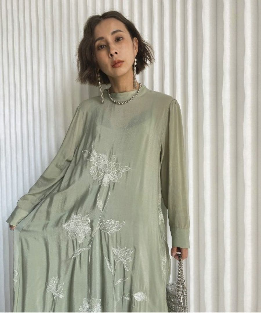 Ameri vintage 2WAY FLOWER GARDEN DRESS