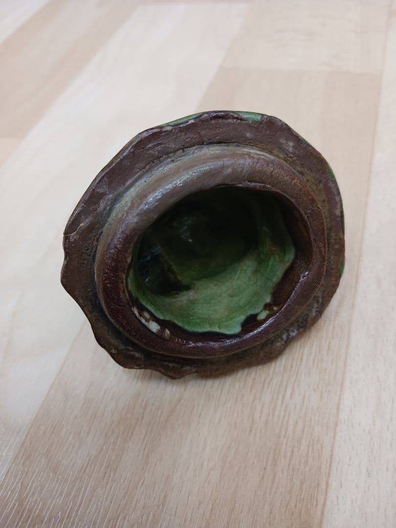 時代物　三田青磁　獅子香炉　箱付