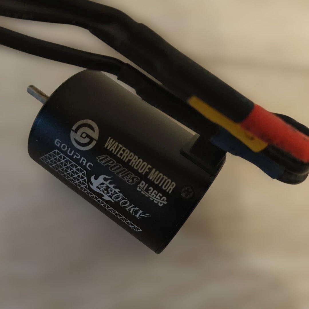 【中古】GOUP RC製　ラジコン用ESC モーター4300kv セット